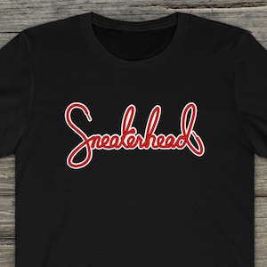 Sneakerhead Shoe Lace Custom Lettering Unisex Short Sleeve Tee - Various Colors