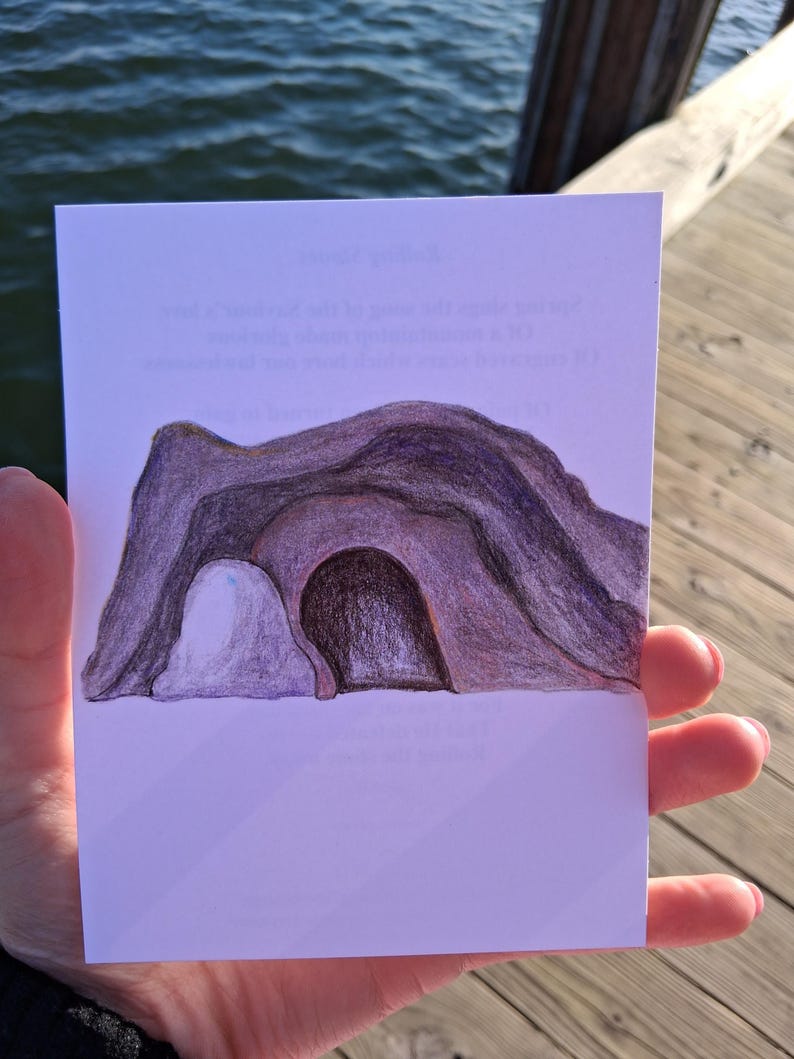 Resurrection Prayer Card - Etsy