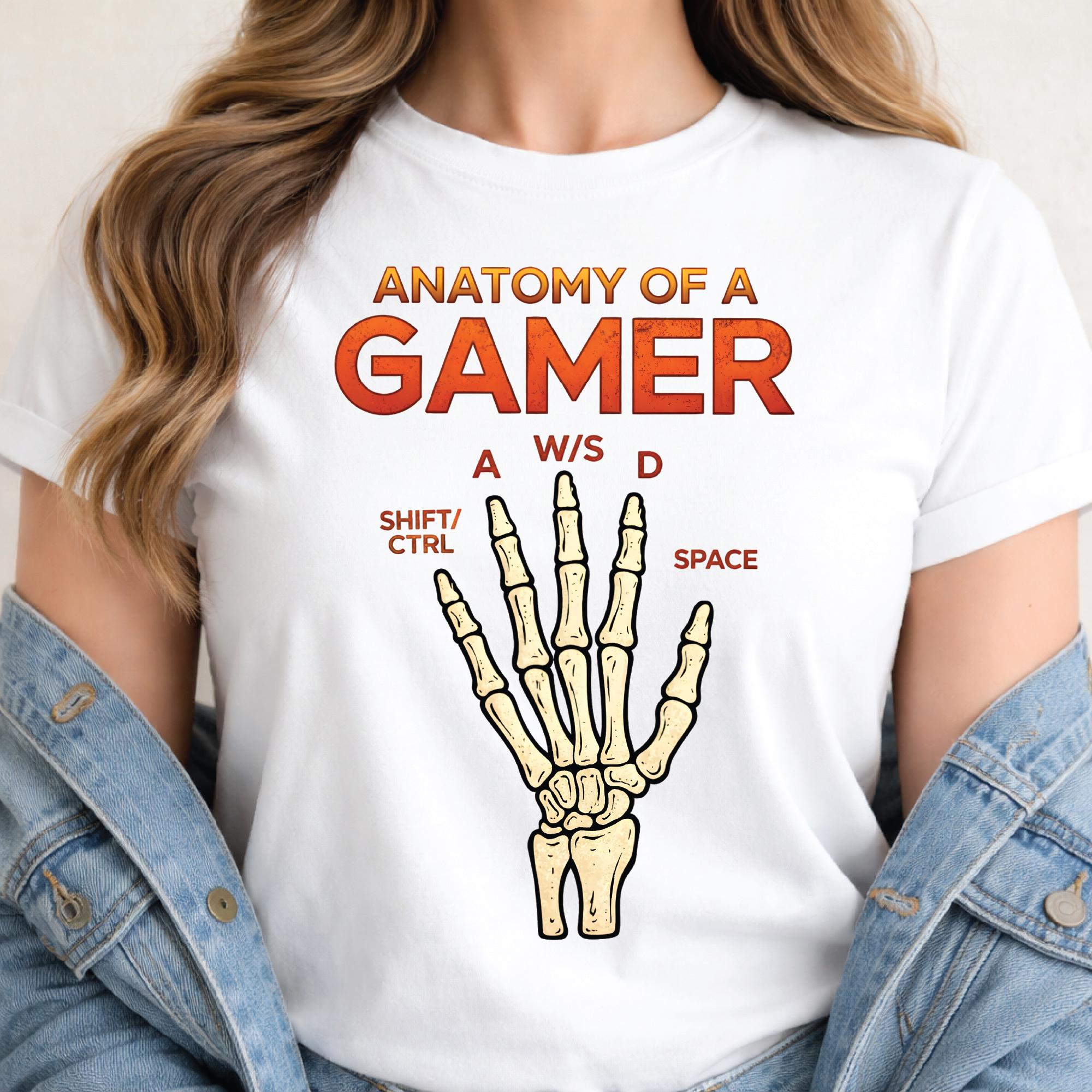 Anatomy of A Gamer Skeleton Hand PNG (instant Download) - Etsy