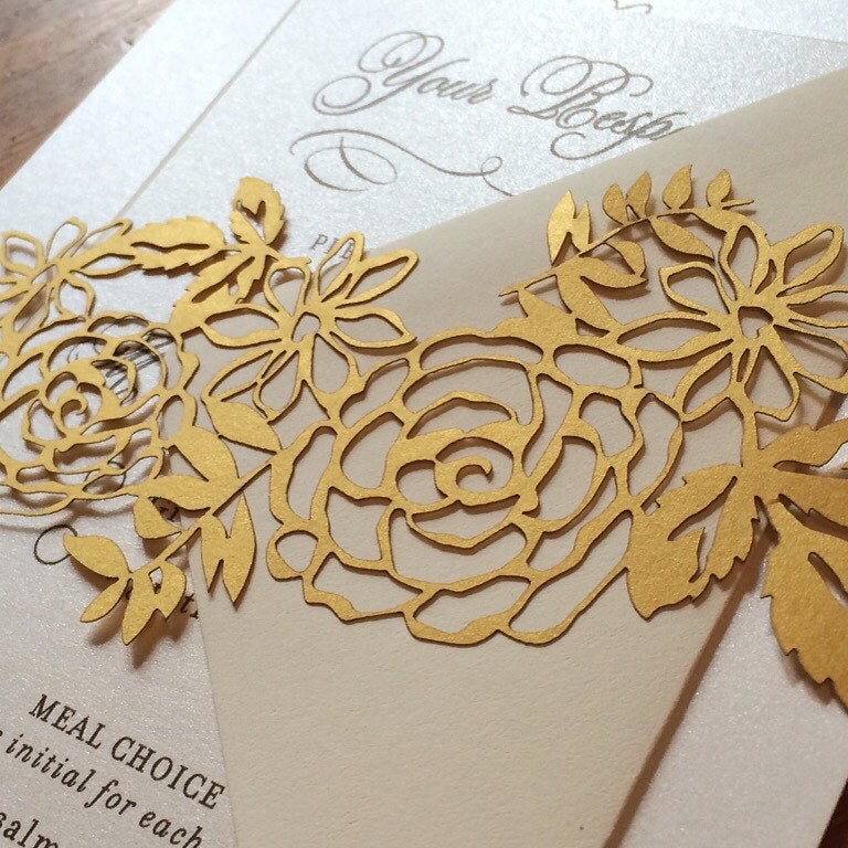 Sample Laser Cut Belly Band Etsy