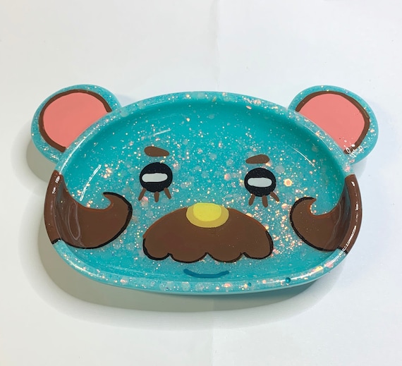 Made to Order Cute Kawaii Beardo Resin Trinket Tray Ring Jewelry Dish
