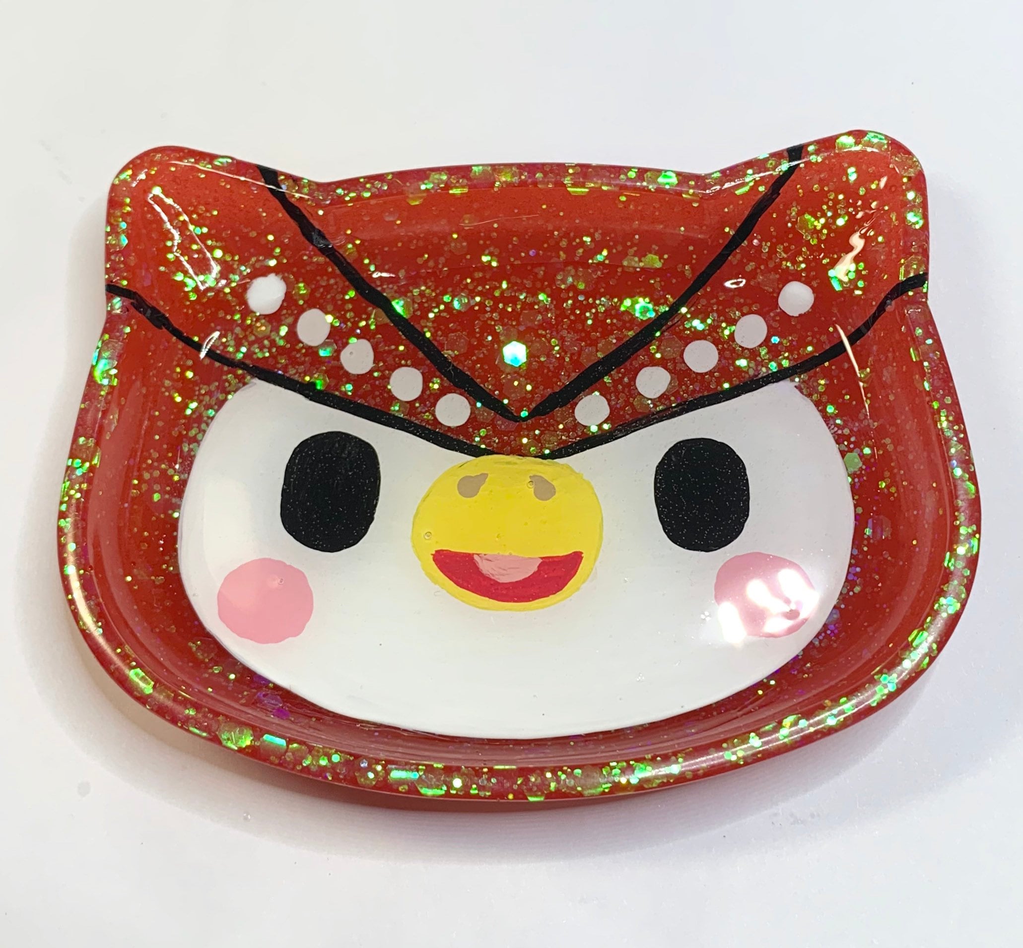 Made to Order Cute Kawaii Beardo Resin Trinket Tray Ring Jewelry Dish