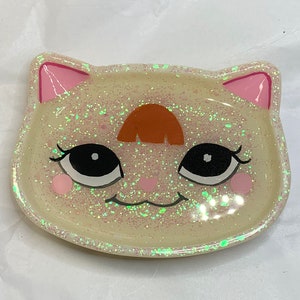 Made to Order Cute Kawaii Beardo Resin Trinket Tray Ring Jewelry Dish