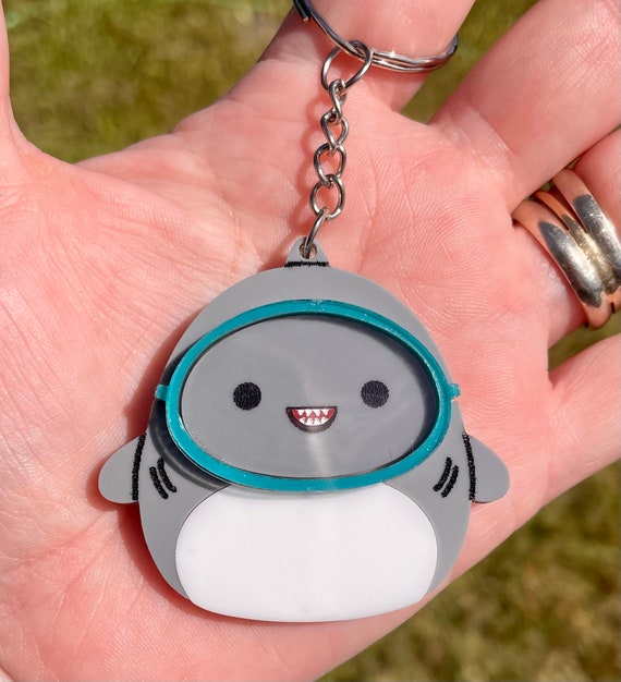 Squishmallow Gordon the Shark With 3D Goggles Laser Cut Etsy UK