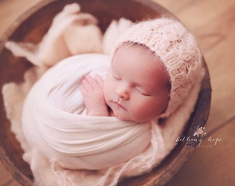 Knitting Pattern - Dream Cables - Newborn Photography Prop