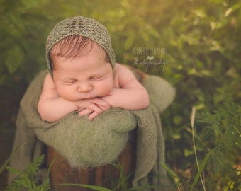 Knitting Pattern - Open Waves - Newborn Photography Prop