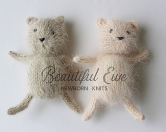 Tiny Teddy Bear Knitting Pattern