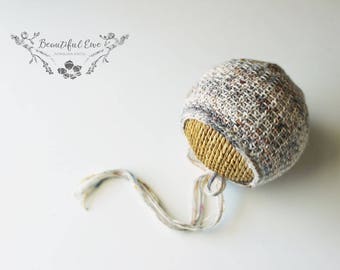 Knitting Pattern - Linus Newborn Bonnet - Newborn Photography Prop