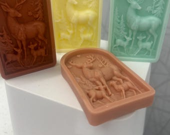 Stora Deer Wax Melts med doften Butt Naked och födelsedagstårta. Paket med 4. Inkluderar fri frakt.