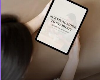 Single Mom Survival Guide & Budget Planner | 75-Page eBook + 30-Day Reset (Digital Download)