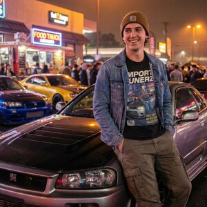 Husky Drift King JDM Shirt - 90s Street Beasts Tuner Tee - Funny Retro Car Magazine T-Shirt - Husky Speed Shop Aesthetic Graphic Top