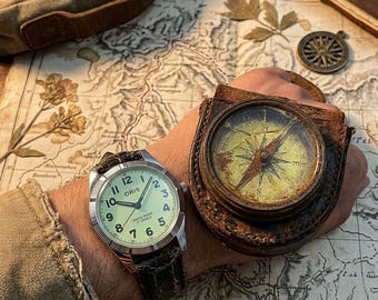 Vintage Oris lichtgevende wijzerplaat 17 juwelen herenpolshorloge mechanisch handopwindbaar St-96