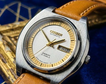 Vintage Citizen damespolshorloge mechanisch automatisch 21 juwelen dag/datum