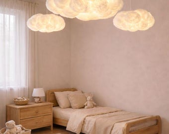 Cloud Pendant Light  Nursery Ceiling Lamp Kids Room Decor