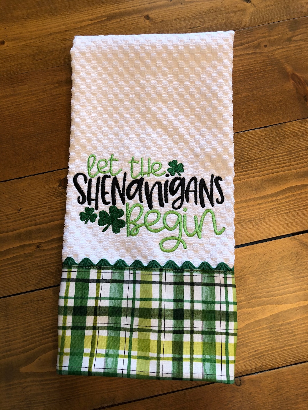 st patricks day dish towels