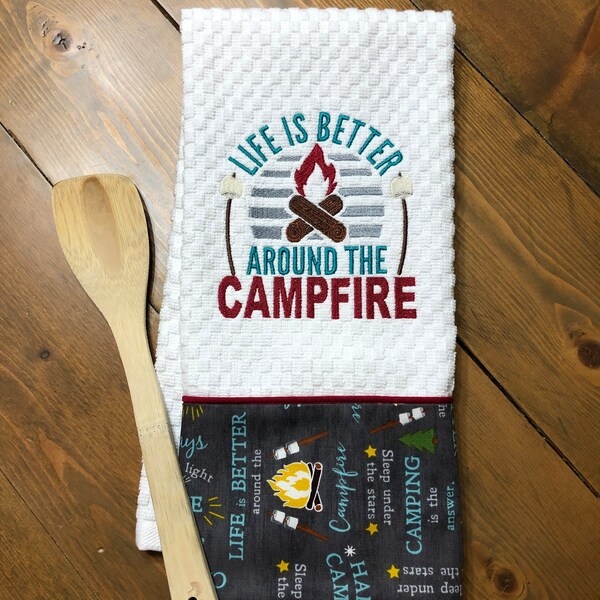 Camping Dish Towel Etsy