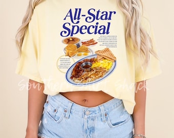 All-Star Special, T-Shirt – Butter Comfort Colors, Graphic Tee