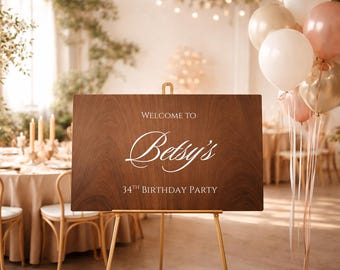 Custom Vinyl Decal for Event Signage | DIY Sticker for Sign, Bridal Shower, Birthday Party