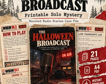 The Halloween Broadcast | 1987 Radio Station Mystery (Digital Download)