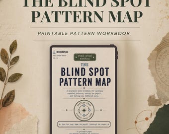 The Blind Spot | Psychological Solo RPG for Hidden Patterns & Self-Reflection | Printable Journaling Game PDF