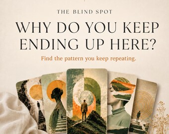 Blind Spot Shadow Work Cards | Visual Reflection, Question Guide (Digital Download)