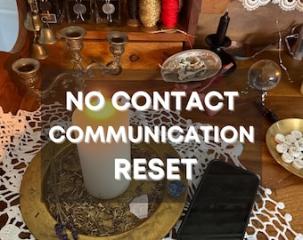 Kein Kontakt Kommunikations-Reset Ritual - Versöhnungszauber (Digital Lieferung)