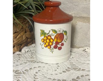Boîte à fruits vintage en céramique blanche Retro Farmhouse MOYENNE