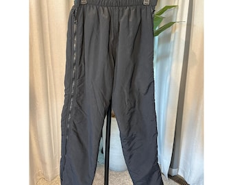 LL Bean Pantalon de snow noir Thinsulate pour femme avec fermeture éclair sur le côté vintage S