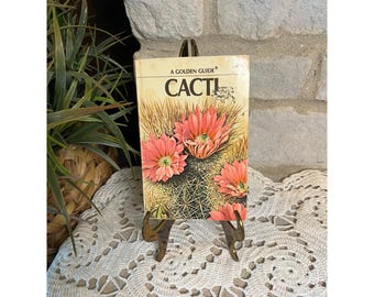 VTG Golden Guide Cactus Livre broché Guide de référence sur la nature botanique
