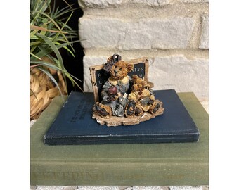figurine vintage Boyds Bears « Miss Bruin & Bailey... La leçon »
