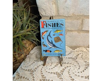 Vintage Fishes A Golden Nature Guide Book 278 espèces 1956