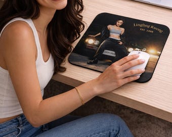 LingLing musmatta - Thailändsk GL-skådespelerska - Estetisk fangåva - GL Thai-seriens merchandise - LingLing porträttmusmatta - Thailändsk GL-stjärna-fangåva