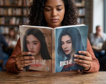 Bruten (av) kärlek Inbunden dagbok | Romantisk roman, porträttomslag, Faye, BoL, FayeAtom, Faye Peraya Malisorn, GL Fandom, GL merchandise