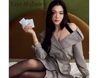 Faye-poster - Matt vertikal Faye Malisorn-poster - Faye Peraya väggkonsttryck - Thailändska tjejer älskar stjärna-poster - Söt thailändsk skådespelerska rumsdekor