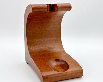 Cristom Cristiano Pipe Rest  Italy Wood Single Pipe Holder Stand