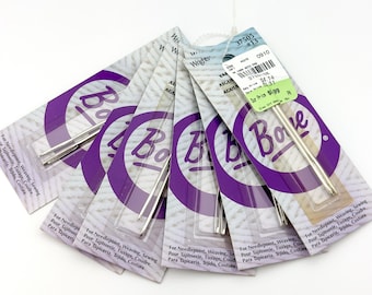 Boye Wrights #13 Steel Yarn Needles Lot of 5, New Old Stock Fiber Crafts