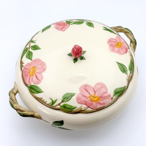 Franciscan Desert Rose Covered Casserole Serving Dish Vintage USA 1953-58 GMB