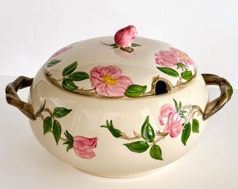 Franciscan Desert Rose Covered Soup Tureen Early USA (1958-1962)