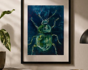 Original acrylic on canvas - 'Beetle'