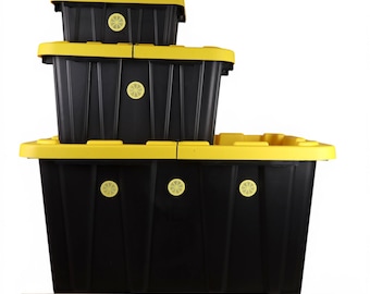 Dubia Roach & Insect Keeper Breeding Bins with Custom Airflow Vents - Multiple Sizes Available