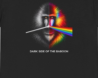 Dark Side of the Baboon T-Shirt | Prism Rainbow Tee