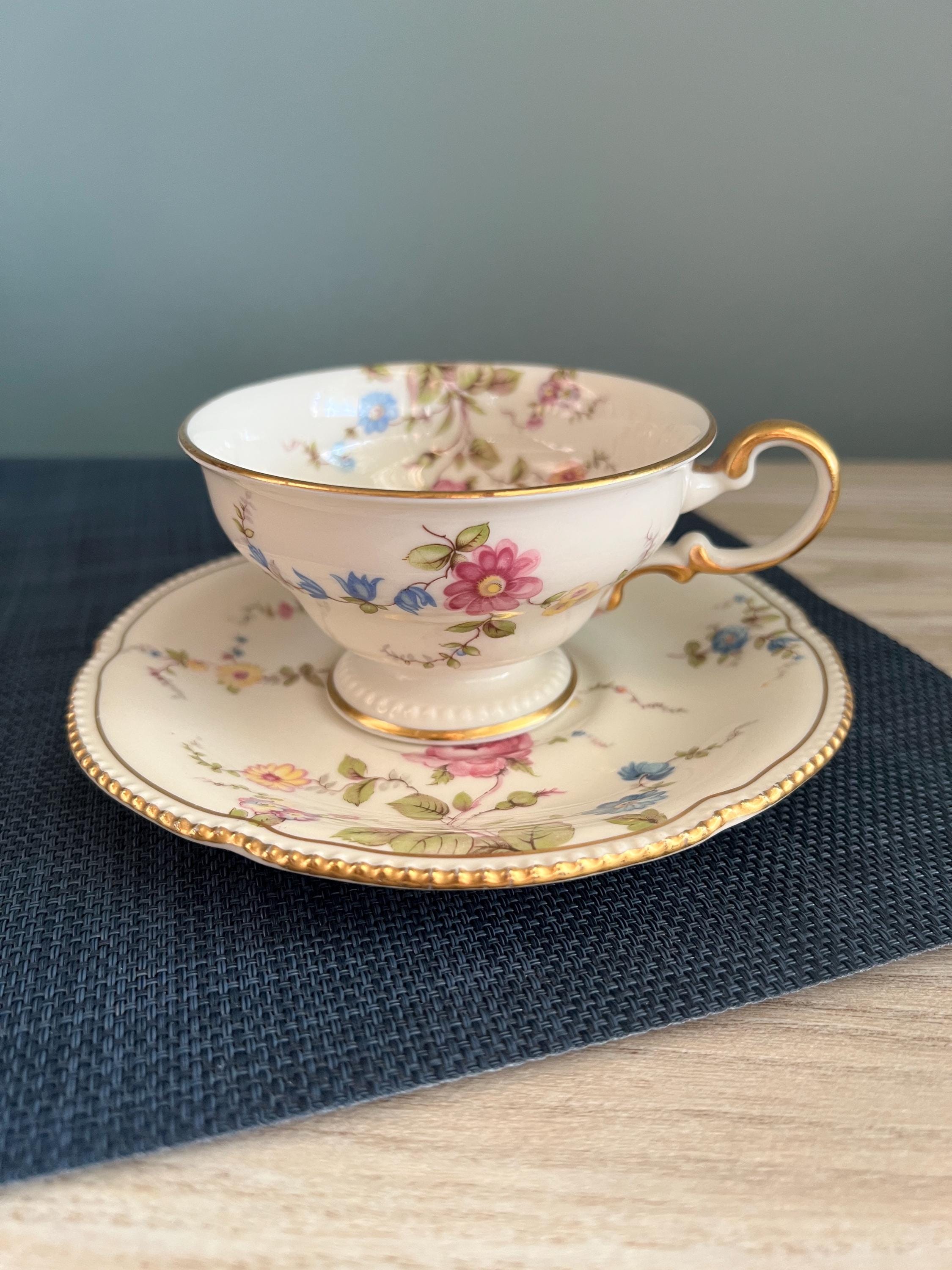 アメリカンブランド陶器　クラシックコーヒーカップセット６脚　Castleton China Trousseau Coffee Cups and Saucers Amazon.com | Madison 6-Piece Espresso Cup & Saucer Set, 3.25 oz
