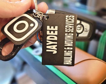 Benutzerdefinierte NFC Schlüsselbund | Business Social Media Tag | Tippen Sie auf Teilen | Instagram NFC-Tag | Benutzerdefiniertes Logo Schlüsselanhänger | Mittelstandsmarketing