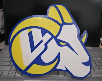 LA Rams Abdeckung für Anhänger | 3D gedrucktes NFL Car Truck Zubehör
