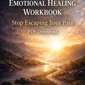 Emotional Healing Workbook PDF | Overcoming Avoidance & Fear Patterns | Inner Work Guide for Self Growth