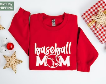 Baseball Mom Sweatshirt, Baseball Hoodie, Women baseball Sweatshirt, Baseball Season, Baseball Mama Hoodie, Baseball Gifts, Gifts for Mom
