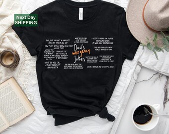 Emergency dad jokes shirt, dad shirt, funny mens shirt, funny dad shirt, funny father's day shirts, gift for dad, sarcastic dad shirts