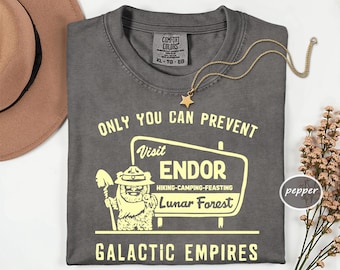 Ewok Endor National Park Comfort Colors, Disney Star Wars, Disney Theme Park Comfort, Retro Star Wars, Endor Theme Park Tee