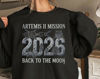 Artemis II Mission 2026 Zurück zum Mond PNG: Weltraum Exploration Die NASA inspiriert png Astronaut Lunar Design (Digitaler Download)