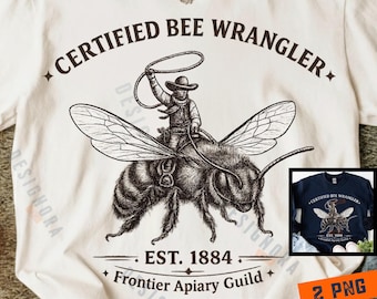 Retro Beekeeper PNG: Honey Bee Apiculture Dark Academia Beehaw Aesthetic Illustration (Digital Download)